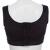 Active U-Neck Pure Color Zippered Racerback Crop Top for Women