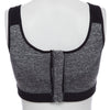 Active U-Neck Pure Color Zippered Racerback Crop Top for Women