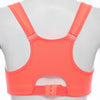 Active U-Neck Pure Color Zippered Racerback Crop Top for Women