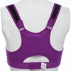 Active U-Neck Pure Color Zippered Racerback Crop Top for Women