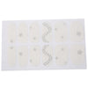 Charming Diamond Decorations Stylish White Lace Nail Stickers