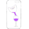 3D Liquid Flow Hourglass Translucent Anti-Slip Back Cover Case for iPhone 6 Plus 6S Plus
