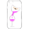 3D Liquid Flow Hourglass Translucent Anti-Slip Back Cover Case for iPhone 6 Plus 6S Plus
