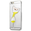 3D Liquid Flow Hourglass Translucent Anti-slip Back Cover Case for iPhone 6 / 6S