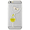 3D Liquid Flow Hourglass Translucent Anti-slip Back Cover Case for iPhone 6 / 6S