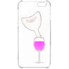 3D Liquid Flow Hourglass Translucent Anti-slip Back Cover Case for iPhone 6 / 6S