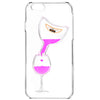 3D Liquid Flow Hourglass Translucent Anti-slip Back Cover Case for iPhone 6 / 6S
