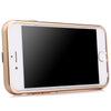2 in 1 Ultrathin Detachable Metal Bumper Transparent Back Case Cover for iPhone 6 Plus 6s Plus