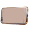 2 in 1 Ultrathin Detachable Metal Bumper Transparent Back Case Cover for iPhone 6 Plus 6s Plus