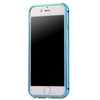 2 in 1 Ultrathin Detachable Metal Bumper Transparent Back Case Cover for iPhone 6 Plus 6s Plus