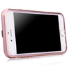 2 in 1 Ultrathin Detachable Metal Bumper Transparent Back Case Cover for iPhone 6 Plus 6s Plus