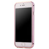2 in 1 Ultrathin Detachable Metal Bumper Transparent Back Case Cover for iPhone 6 Plus 6s Plus