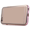 2 in 1 Ultrathin Detachable Metal Bumper Transparent Back Case Cover for iPhone 6 Plus 6s Plus