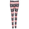 Trendy Elastic Waist Tribal Print Skinny Leggings for Ladies