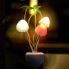 New Fresh Cute Mushroom Colorful Intelligent Light Control Led Night Lights