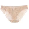 Sexy Low Waist Lace Spliced See-Through Briefs for Women