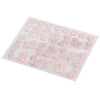 3D Nail Art Decal Tips Embossed Pink Flowers Design Stickers