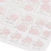 3D Nail Art Decal Tips Embossed Pink Flowers Design Stickers