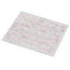 3D Nail Art Decal Tips Embossed Pink Flowers Design Stickers
