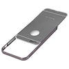 2 in 1 Metal Ultrathin Detachable Bumper Mirror Hard Back Case Cover for iPhone 6 6s