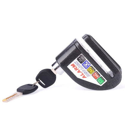 IZTOSS L1003R 7.0mm Pin Diameter Waterproof Anti-Theft Alarm Disk Brake Lock for Motorbike Bicycle Electromobile