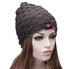 Fashionable Star Decorated Two-Double Knited Skullies Beanie Hat