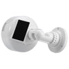 Solar Energy Realistic Dummy Dome Camera Surveillance Security with CCTV Sticker Blinking Red LED Light