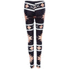 Fashionable Elastic Waist Skinny Printed Women Leggings