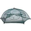 Foldable 6 Hole Automatic Retractable Fishing Shrimp Trap