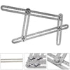 Four Folding Ruler Multi-Function Adjustable Ruler