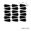 18pcs Christmas Tree Mirrow Wall Stickers for Home Decoration