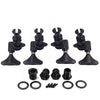 Black 2R2L Bass Guitar Machine Heads Guitar Tuning Pegs Open Gear