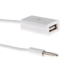 3.5mm AUX Audio Plug USB 2.0 Converter Cable Cord Car MP3