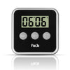 FanJu FJ231 Digital Kitchen Timer with Big Display / Loud Alarm / Magnetic Back / Foldable Stand