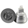 SUPli MR16 3W RGB LED Light Bulb Lamp Spotlight RGB 16 Color Change with 24Keys Remote Controller AC / DC 12V