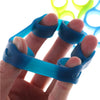 Finger Resistance Bands Hand Gripper Forearm Wrist Training Stretcher 6pcs