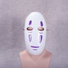 Spirited Away full Face Male Anthropomorphic Mask Cosplay Dress Japanese Anime Black Purple Wind Halloween Mask