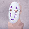 Spirited Away full Face Male Anthropomorphic Mask Cosplay Dress Japanese Anime Black Purple Wind Halloween Mask
