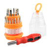 31-in-1 Multifunctional Screwdriver Tool Set with Storage Box
