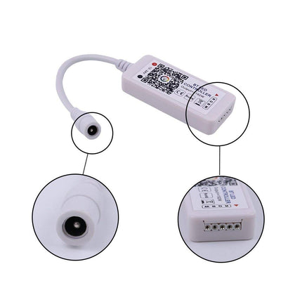 ZDM Smart Bluetooth RGBW Controller for 5050 3528 LED Strip Light DC 12V- 24V