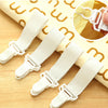 DIHE Bed Sheet Fixing Band Retaining Clip Skid Resistance Elastic Cord 4pcs