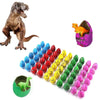 Novelty Colorful Eggs Toys Hatching Dinosaur Grow Easter Dino Egg 60PCS