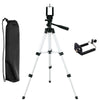 Three-way Tripod Camera with Cell Phone Clip Holder