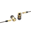 Metal Pluggable with Wheat In-ear Headphones