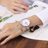 Women'S Watch Faddish Style Round Dial Watch Trendy Exquisite Accessory