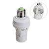 PIR Infrared Motion Sensor E27 LED Lamp Base Holder Light Control Switch Socket Converter