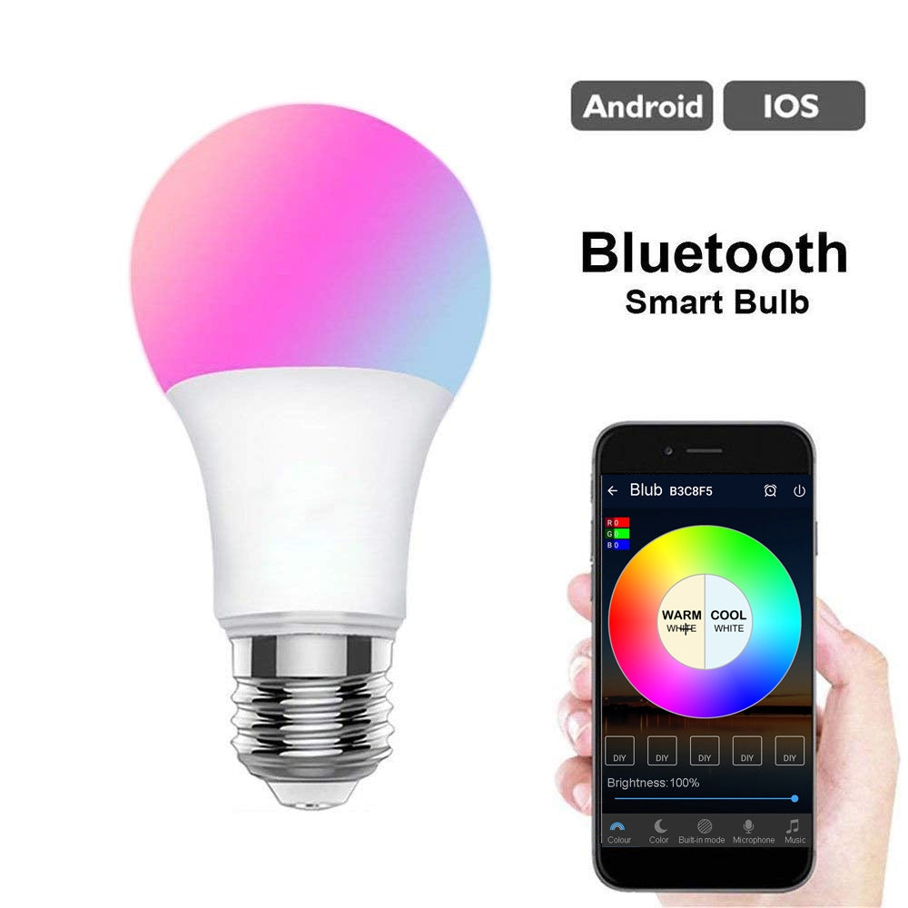 2PCS E27 4.5W Bluetooth Mesh Smart LEDBulb Tunable WhiteNo hub Required Suitable