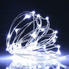 2packs DC5V USB 5M LED Silver Copper Wire String Lights with Remote Controller