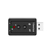 External USB Sound Card 7.1 CH Mic Audio Headset Microphone 3.5mm Jack Converter