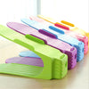 Integral Simple Plastic Double-layer Adjustable Shoe Rack